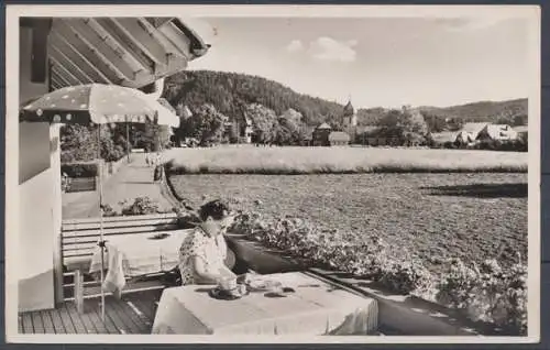 Hinterzarten, Kaffee Unmüssig, Blick von der Tertasse - 412388