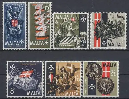 Malta, MiNr. 323-329, postfrisch - 603420