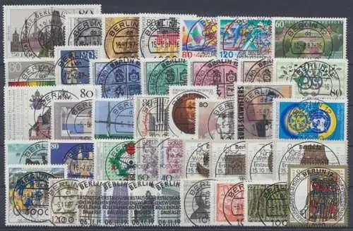 Deutschland (BRD), Michel Nr. 1306-1346 Jahrgang 1987, Berlinstempel - 604972