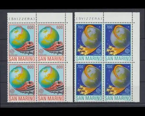 San Marino, MiNr. 1380-1381 (4), postfrisch - 693502