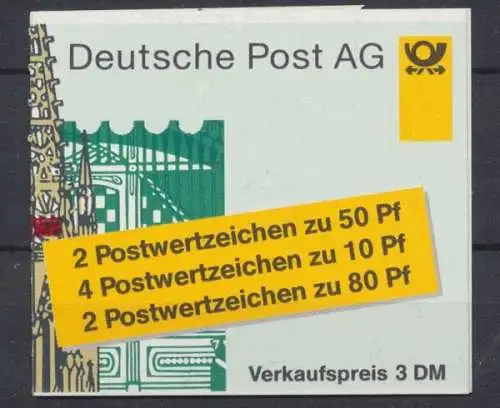 Deutschland (BRD), MiNr. MH 29 b mit Zählbalken, postfrisch - 604997