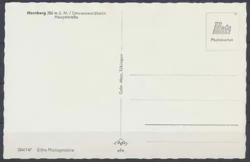 Hornberg, Schwarzwaldbahn, Hauptstraße - 412223