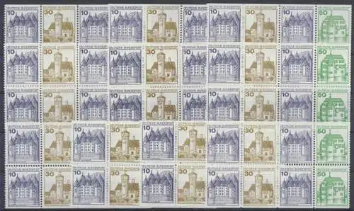 Deutschland (BRD), Michel Nr. H-Blatt 27 I 10 Heftchenblätter, postfrisch/MNH - 605699