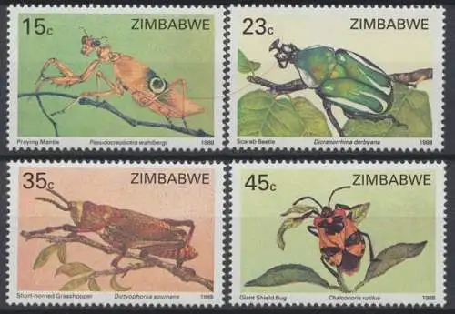 Simbabwe, Michel Nr. 374-377, postfrisch/MNH - 606218