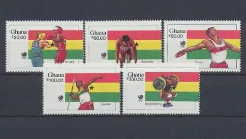 Ghana, MiNr. 1205-1209, postfrisch - 62753