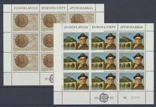 Jugoslawien, MiNr. 1984-1985 KB, postfrisch - 690237