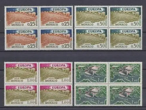 Monaco, Michel Nr. 695-698 (4), postfrisch - 63141