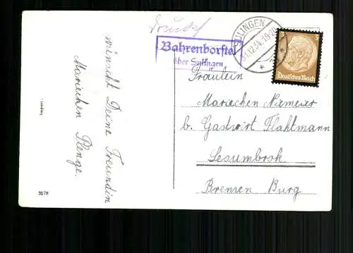 Bahrenborstel über Sulingen, Landpoststempel - 510359