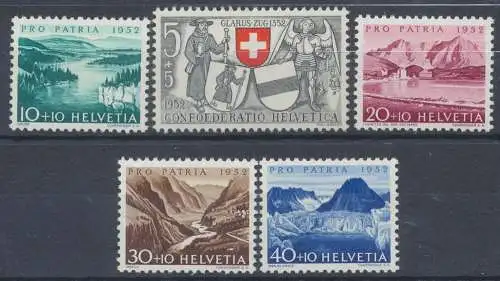 Schweiz, MiNr. 570-574, postfrisch - 607870