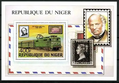 Niger, Eisenbahn, MiNr. Block 23, postfrisch - 691486