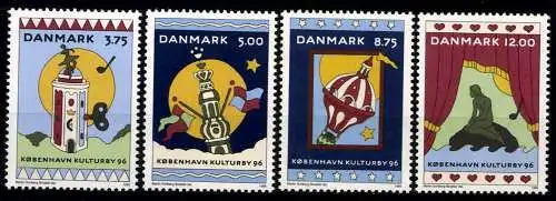 Dänemark, MiNr. 1116-1119, postfrisch - 609112