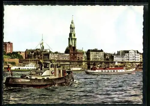 Hamburg, Hafenpartie mit Michaeliskirche - 413185