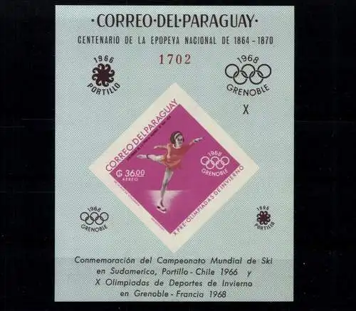 Paraguay, MiNr. Block 92, postfrisch - 611902