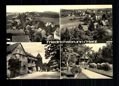 Friedrichbrunn, OT von Thale, 4 Bilderkarte - 415409