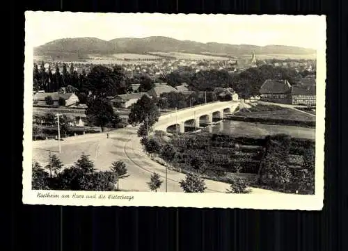 Northeim am Harz, Ortsansicht und die Wieterberge - 415097