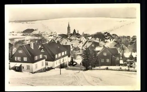 Oberwiesenthal, Ortsansicht mit Kirche - 415502