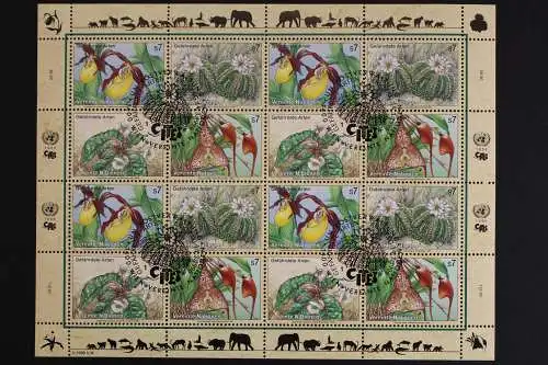 UNO - Wien, MiNr. 205-208 ZD Bogen, ESST - 613831