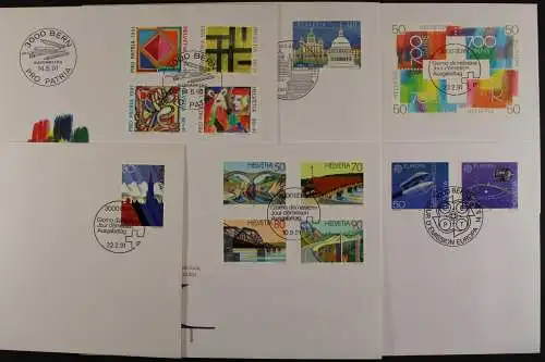 Schweiz, Partie aus 1991, FDC - 614017