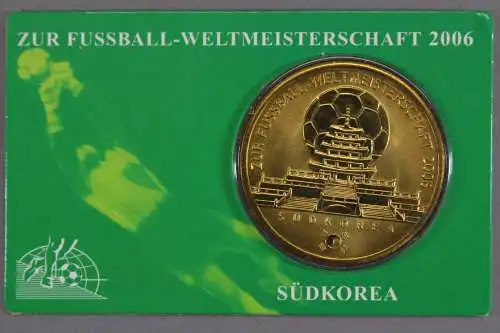 Medaille zur Fussball WM 2006, Ausgabe für Südkorea - 800682