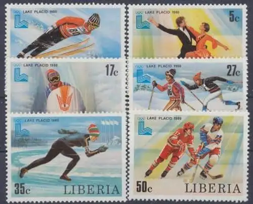 Liberia, MiNr. 1168-1173 A, postfrisch - 692853