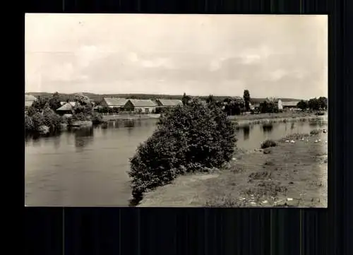 Alt-Schädow, OT v. Märkische Heide, Blick über die Spree zum Ort - 415498