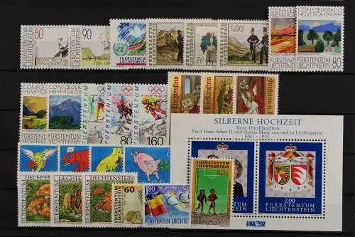 Liechtenstein, Partie aus 1991 - 1994, postfrisch / MNH - 613982