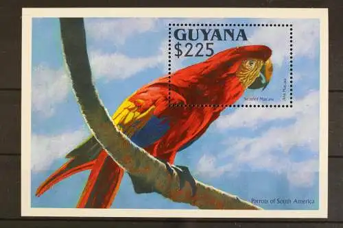 Guyana, Vögel, MiNr. Block 242, postfrisch - 615041