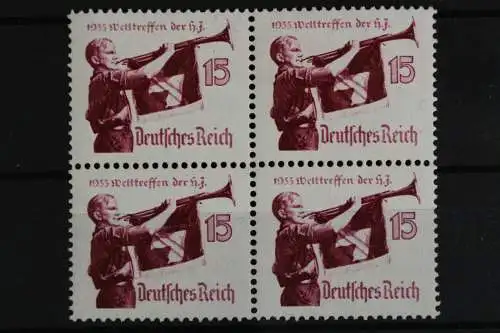 Deutsches Reich, MiNr. 585 x, 4er Block, postfrisch - 621930