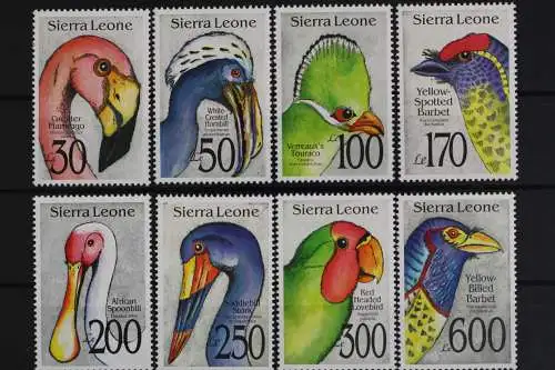 Sierra Leone, Vögel, MiNr. 1827-1834, postfrisch - 615369