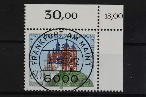 Deutschland (BRD), MiNr. 1250, Ecke re. oben mit KBWZ, gestempelt - 622601