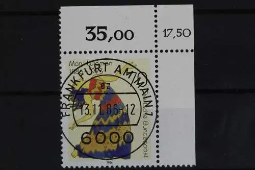 Deutschland (BRD), MiNr. 1301, Ecke re. oben m. KBWZ, gestempelt - 622636