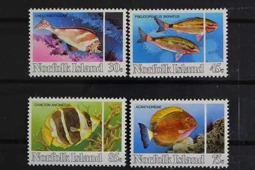 Norfolk Inseln, Fische / Meerestiere, MiNr. 335-338, postfrisch - 616830