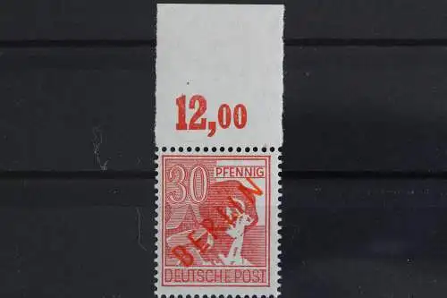 Berlin, MiNr. 28, OR in Plattendruck, postfrisch, BPP Signatur - 620354