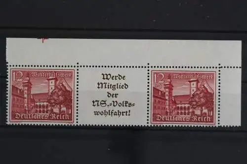 Deutsches Reich, MiNr. W 143, Ecke re. oben, postfrisch - 624380