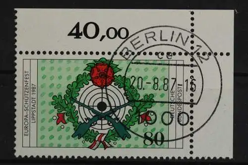 Deutschland (BRD), MiNr. 1330, Ecke rechts oben, EST - 619190