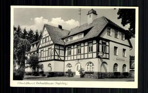 Hochwaldhausen, OT v. Grebenhain, Gasthof u. Pension "Zum Felsenmeer" - 416836