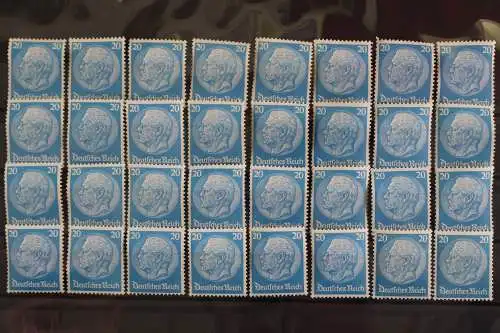 Deutsches Reich, MiNr. 521, 32 Marken, postfrisch - 623081