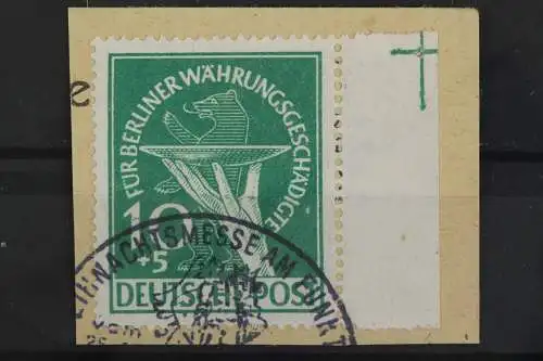 Berlin, MiNr. 68, rechter Rand, Briefstück, BPP Kurzbefund - 624041