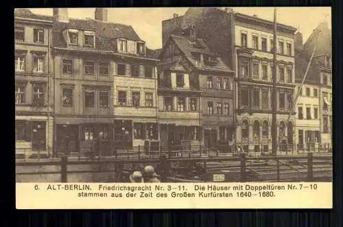 Berlin, Alt-Berlin Friedrichsgracht Nr. 3-11, Häuser aus der Zeit 1640-1680 - 416197