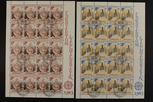 Liechtenstein, MiNr. 816-817, Bögen, ESST - 623971