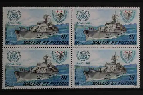 Wallis u. Futuna, Schiffe, MiNr. 562, Viererblock, postfrisch - 628301