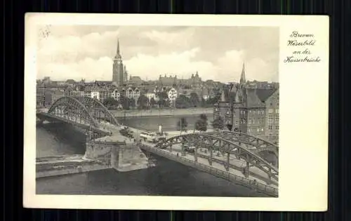 Bremen, Weserbild an der Kaiserbrücke - 416662