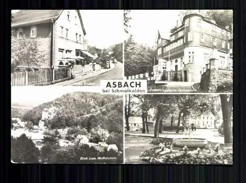 Asbach, bei Schmalkalden, Cafe Endter, Erholungsheim Hachelstein - 416944