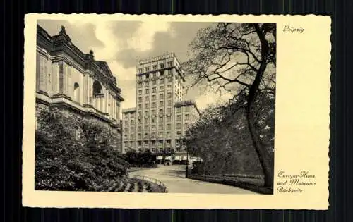 Leipzig, Europa-Haus und Museum-Rückseite - 416755