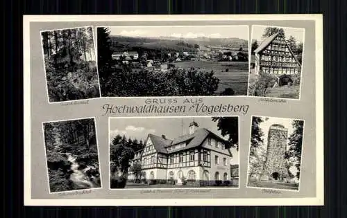 Hochwaldhausen, OT v. Grebenhain, Teufelsmühle, Pension, Teufelstein - 416833