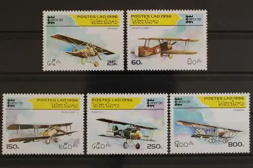 Laos, Flugzeuge, MiNr. 1526-1530, postfrisch - 630244