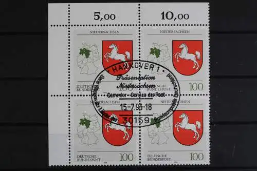 Deutschland (BRD), MiNr. 1662, 4er Block, Ecke links oben, ESST - 626388