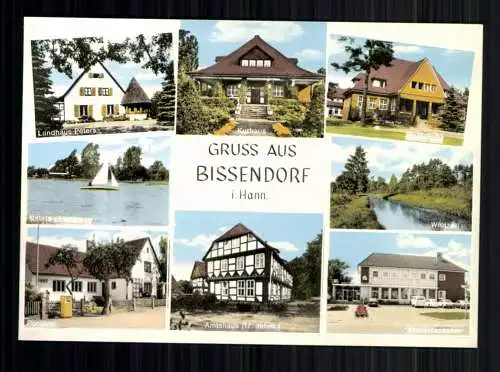 Bissendorf, a. d. Wietze, 8 Bilder u. a. Kurhaus, Heidesee, Amtshaus - 417662