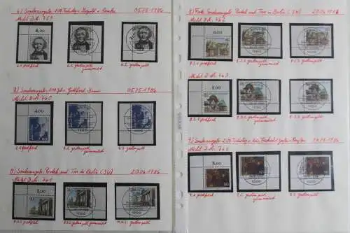 Berlin, Jahrgang 1986, MiNr. 750-769, nur Eckränder, postfrisch + gestempelt - 702375