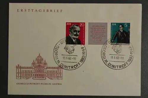 DDR, MiNr. 893-894 ZD, ESST Berlin, FDC - 510610